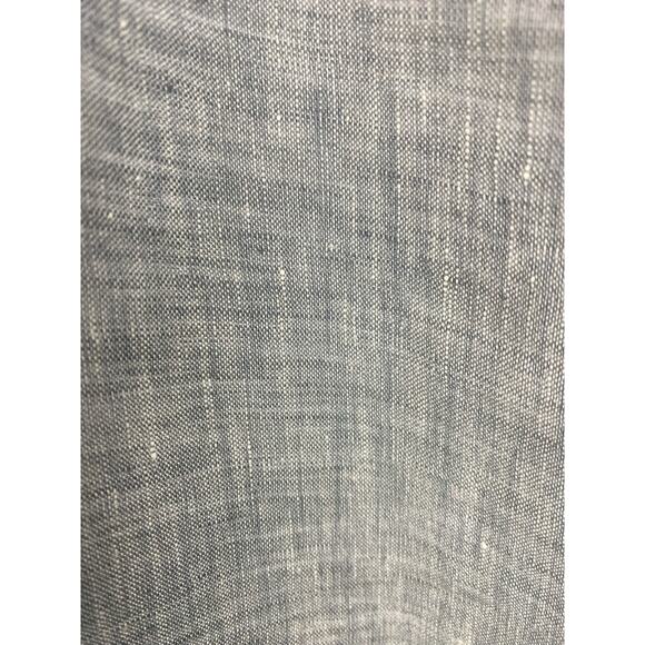 Eileen Fisher Size S Slate Blue 100% Organic Linen Capri Pants - Picture 3 of 6